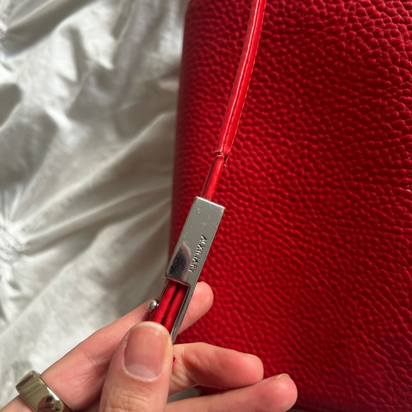 Aritzia Auxiliary red orange leather purse - Picture 3 of 15